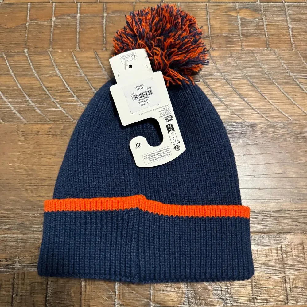 NBA New York Knicks Youth Knit Pom Beanie Hat Size 5-9 Years NWT Kids